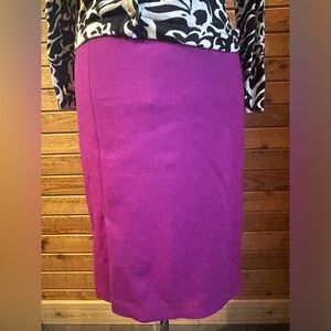 Ellen Tracy Fuchsia pencil skirt
